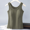 🎁Winter neuer Stil einfache einfarbige warme Weste Zwei-in-Eins-BH mit Brustpolster-(BH97)